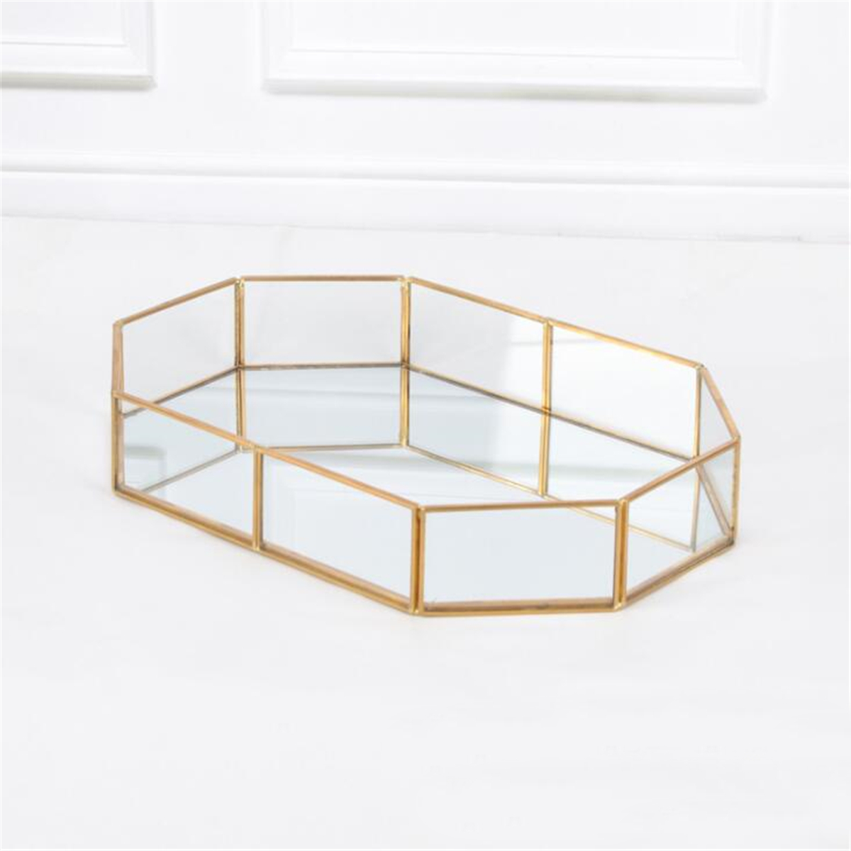 2-Size-Mirror-Glass-Tray-Octagon-Cosmetic-Makeup-Desktop-Organizer-Jewelry-Display-Stand-Holder-1382768-6