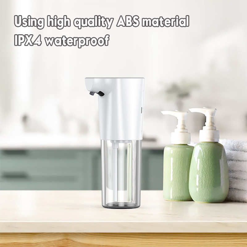 300ml-Intelligent-Electric-Infrared-Sensor-Hand-Free-Soap-Dispenser-Waterproof-Shampoo-Bathroom-Wall-1715386-3