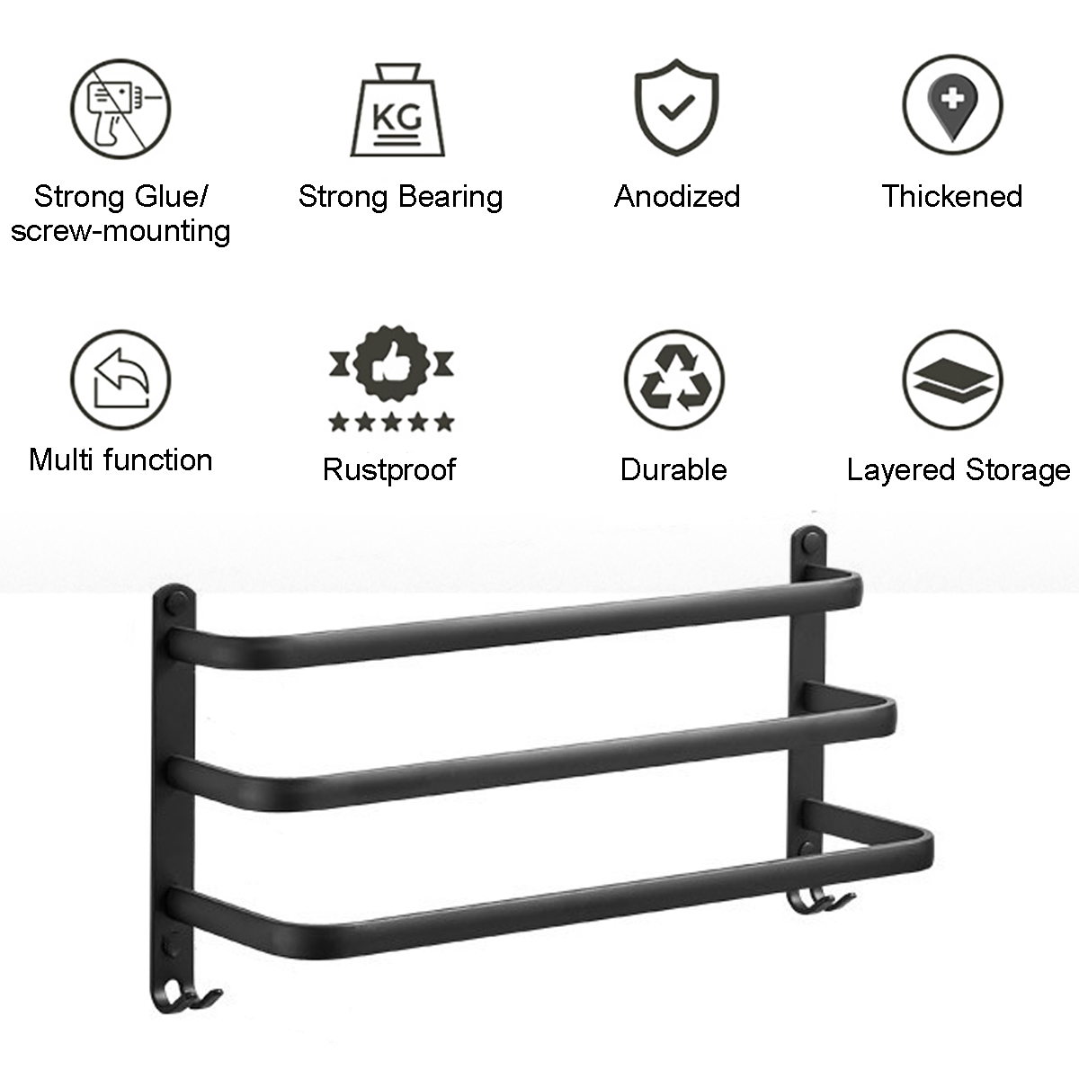 Towel-Hanger-Wall-Mounted-30-50-CM-Towel-Rack-Bathroom-Aluminum-Black-Towel-Bar-1768273-11