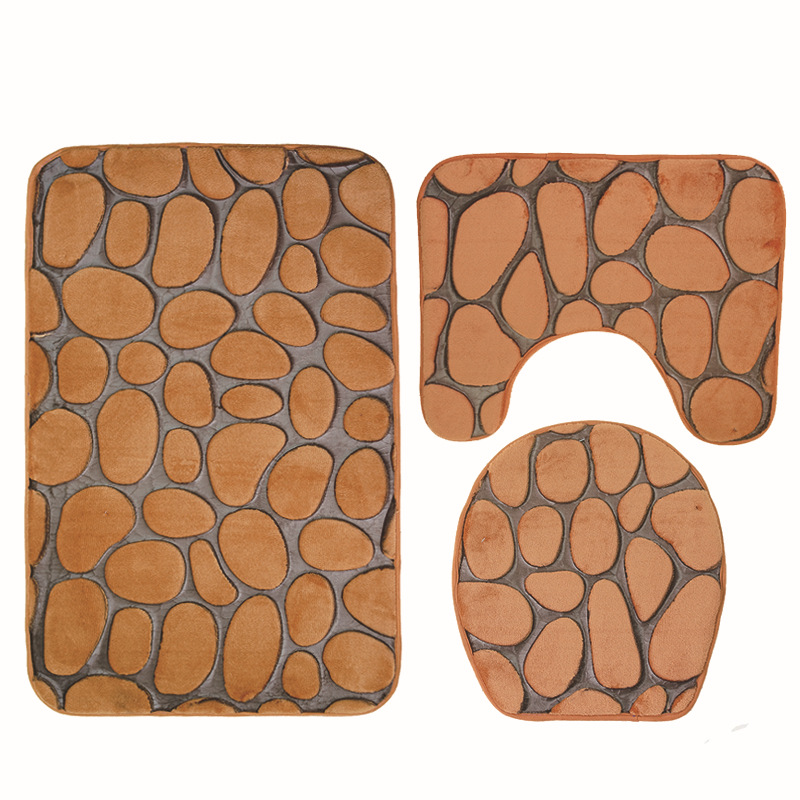 3Pcs-3D-Stone-Printed-Bathroom-Mats-Set-Toilet-Carpets-Coral-Fleece-Lid-Toilet-Seat-Cover-Pedestal-R-1744032-2