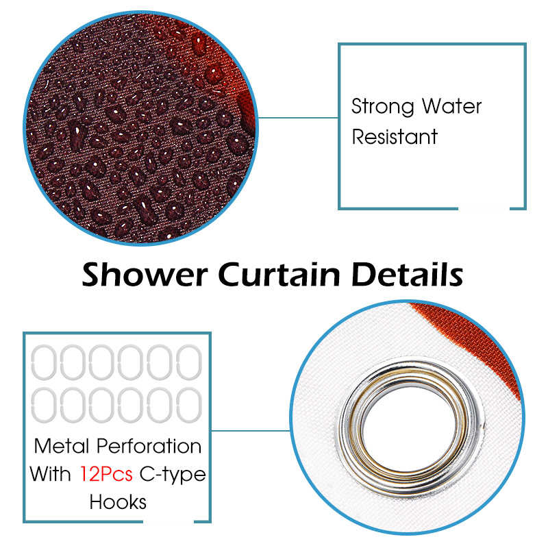 Christmas-Elk-Waterproof-Shower-Curtain-Set-Anti-slip-Non-toxic-Toilet-Rug-Mat-Toilet-Lid-Cover-Set-1904584-7