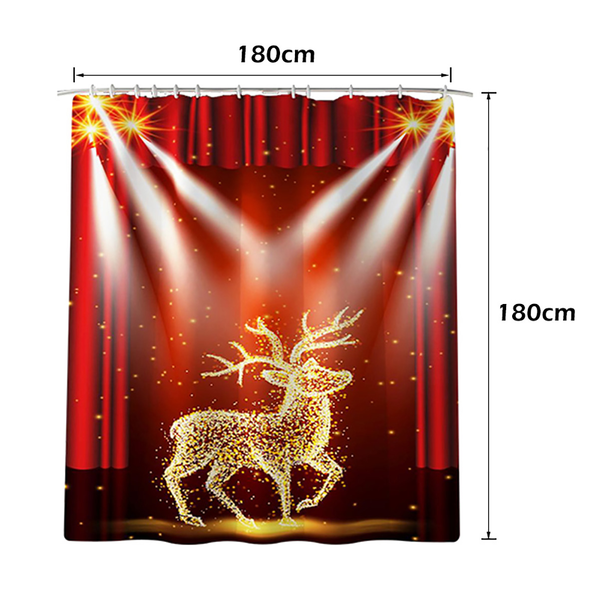 Christmas-Elk-Waterproof-Shower-Curtain-Set-Anti-slip-Non-toxic-Toilet-Rug-Mat-Toilet-Lid-Cover-Set-1904584-9