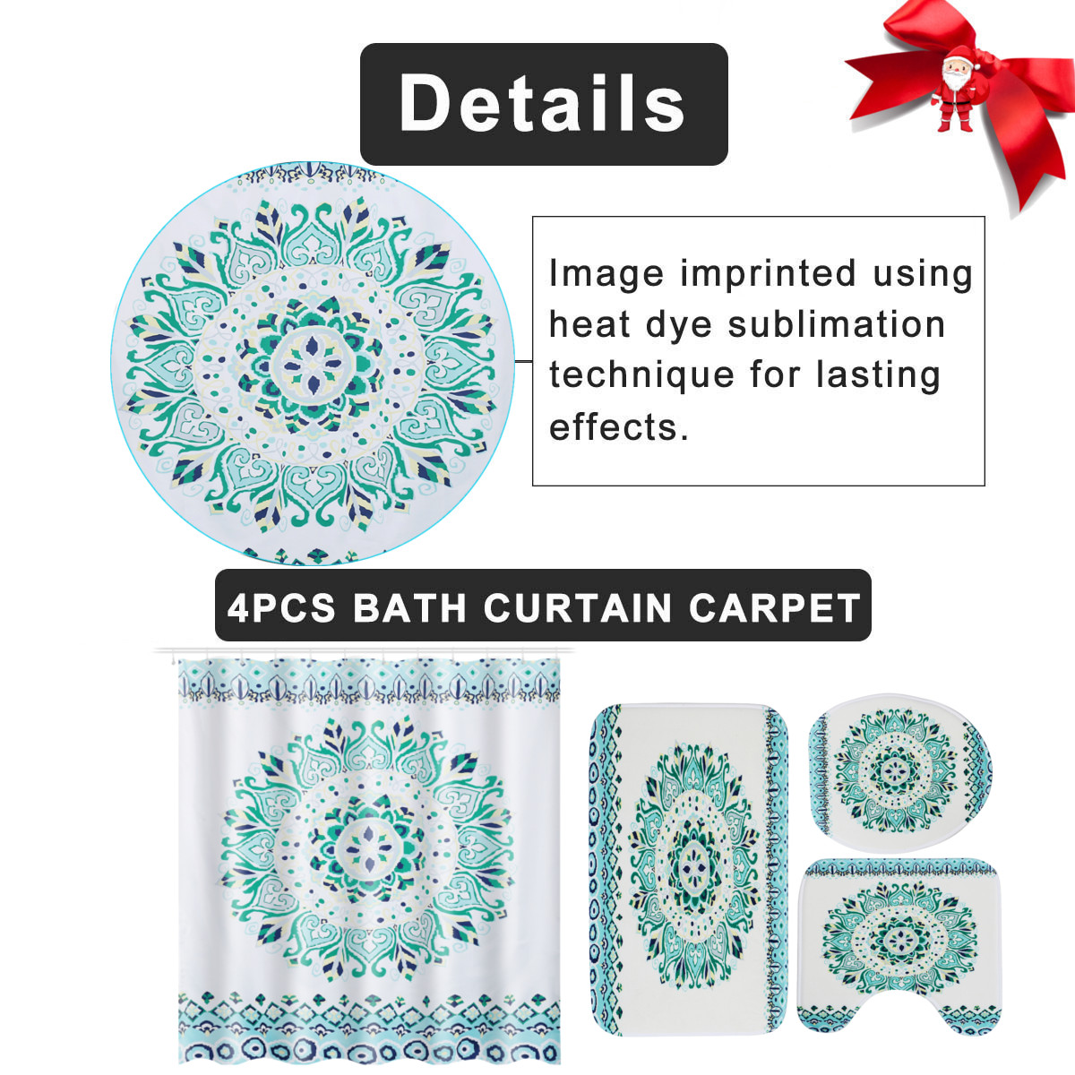 Mandala-Waterproof-Shower-Curtain-Non-Slip-Rug-Toilet-Cover-Bath-Mat-Set--for-Home-Bathroom-Decor-1843173-6