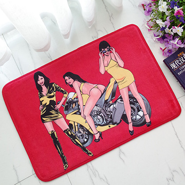 Modern-Printing-Club-Style-Women-Bathroom-Rug-Polyester-Carpet-Toilet-Cover-Bath-Mat-1122668-5