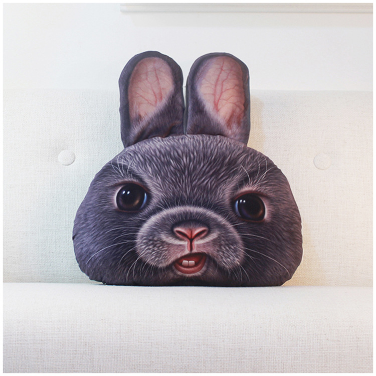 49x34cm-Creative-PP-Cotton-3D-Bear-Rabbit-Cushion-Animal-Head-Pillow-Birthday-Gift-Trick-Toys-1077387-7