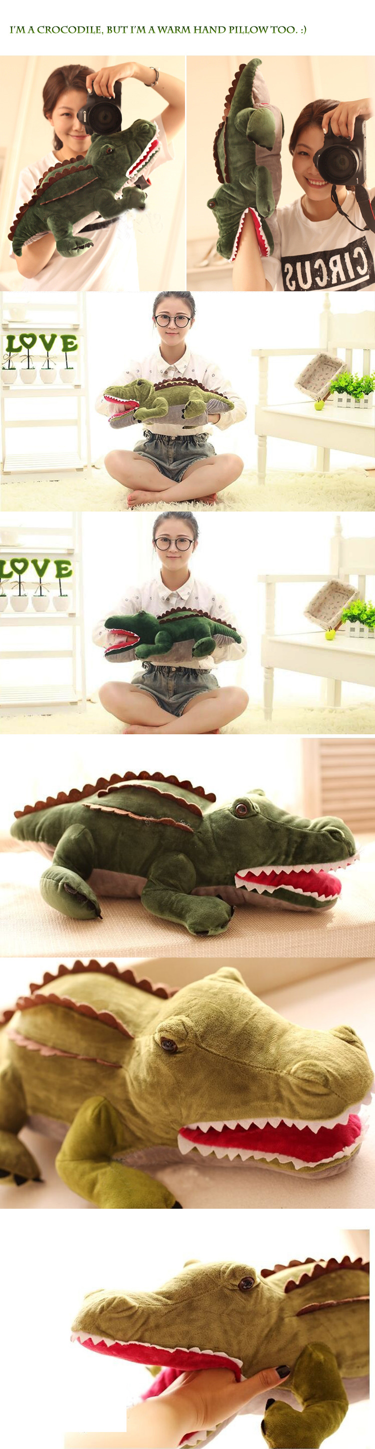 55cm-Cute-Cartoon-Plush-Green-3D-Crocodile-Shape-Warm-Hand-Pillow-Kids-Toy-Creative-Gift-1032655-1