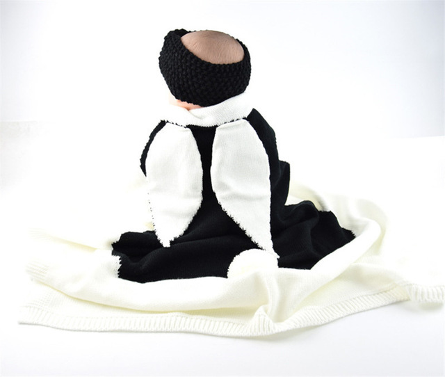 Cute-Knitted-Rabbit-Baby-Blankets-Infant-Soft-Warm-Wool-Swaddle-Kids-Bath-Towel-Lovely-1255047-8