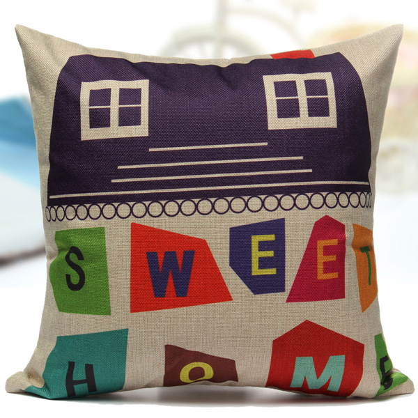 Fresh-Green-Cartoon-House-Cotton-Linen-Pillow-Case-Home-Sofa-Car-Cushion-Cover-999623-3