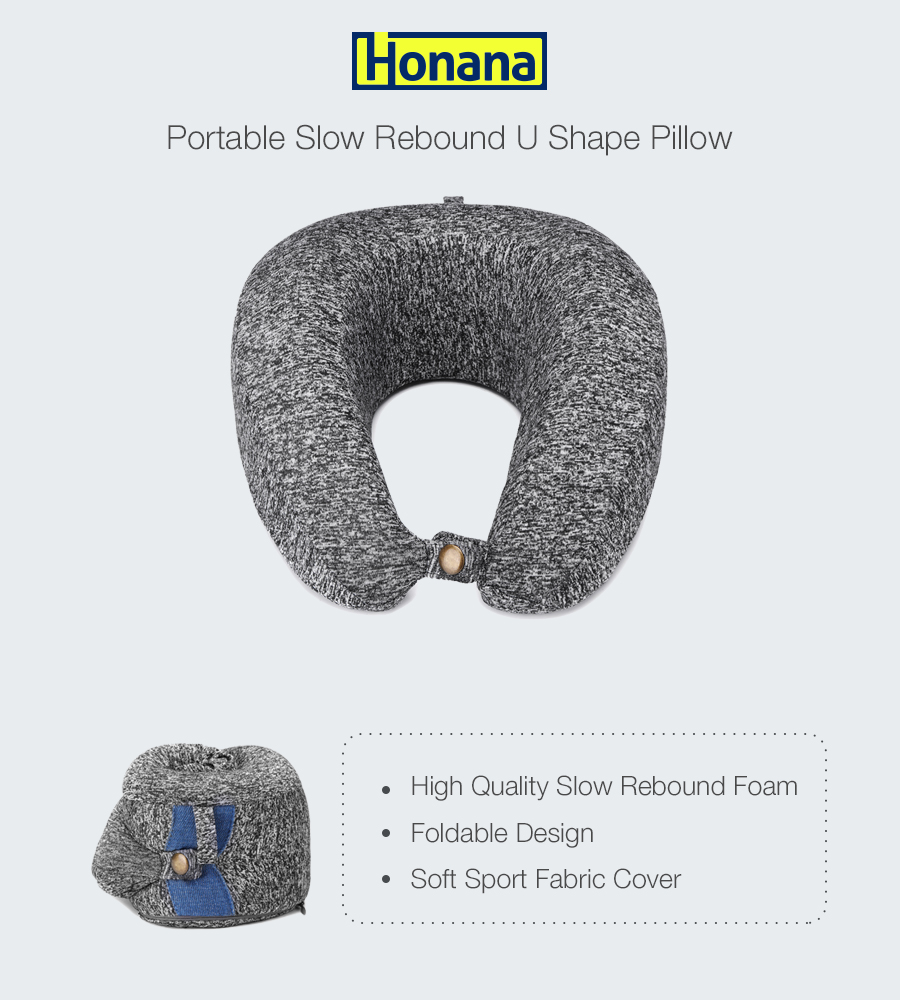 Honana-Portable-Foldable-Slow-Rebound-Foam-Neck-Protection-U-Shape-Pillow-with-Soft-Fabric-Cover-1295951-1