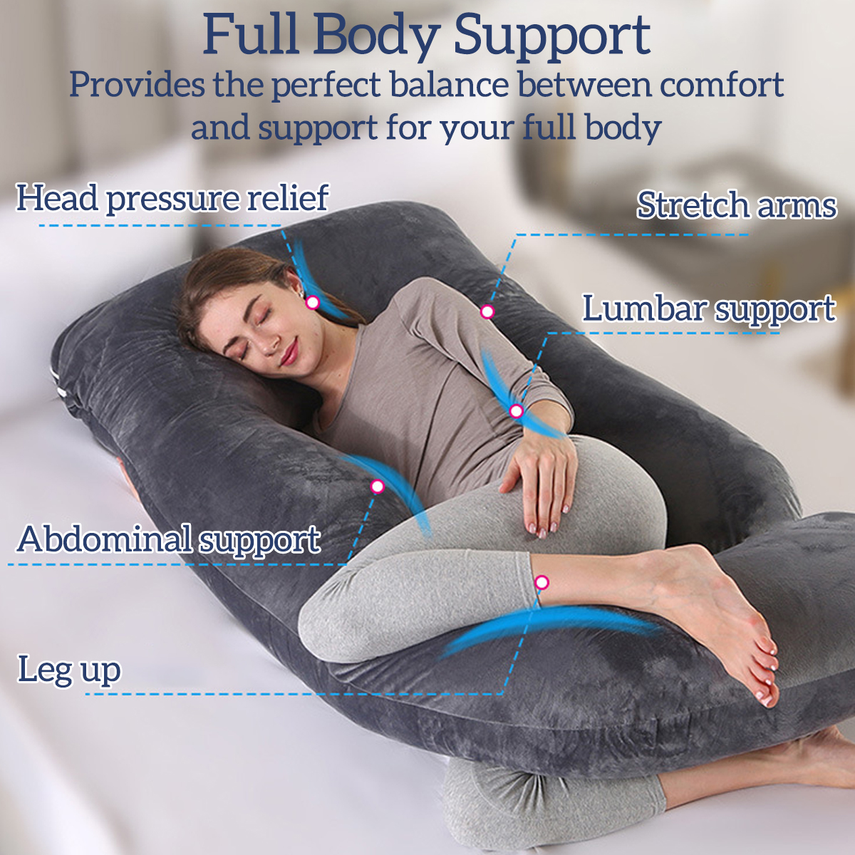 Mom-J-Shape-Pillow-Breathable-Double-Zipper-Design-Washable-Detachable-1958458-5