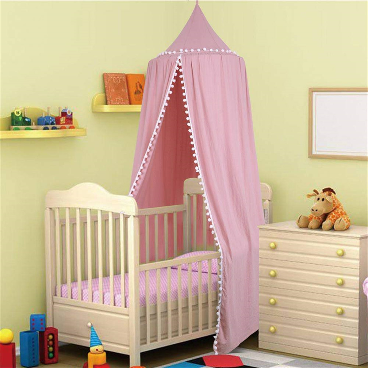 Round-Ball-Childrens-Bed-Canopy-Bedcover-Mosquito-Net-Curtain-Bedding-Dome-Tent-1572780-5