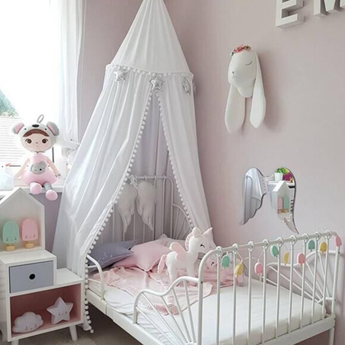 Round-Ball-Childrens-Bed-Canopy-Bedcover-Mosquito-Net-Curtain-Bedding-Dome-Tent-1572780-6