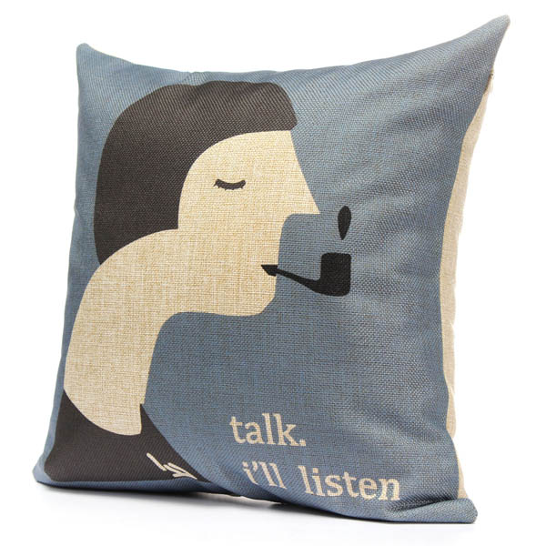 Tobacco-Pipe-Pattern-Cotton-Linen-Home-Car-Pillow-Case-962138-3