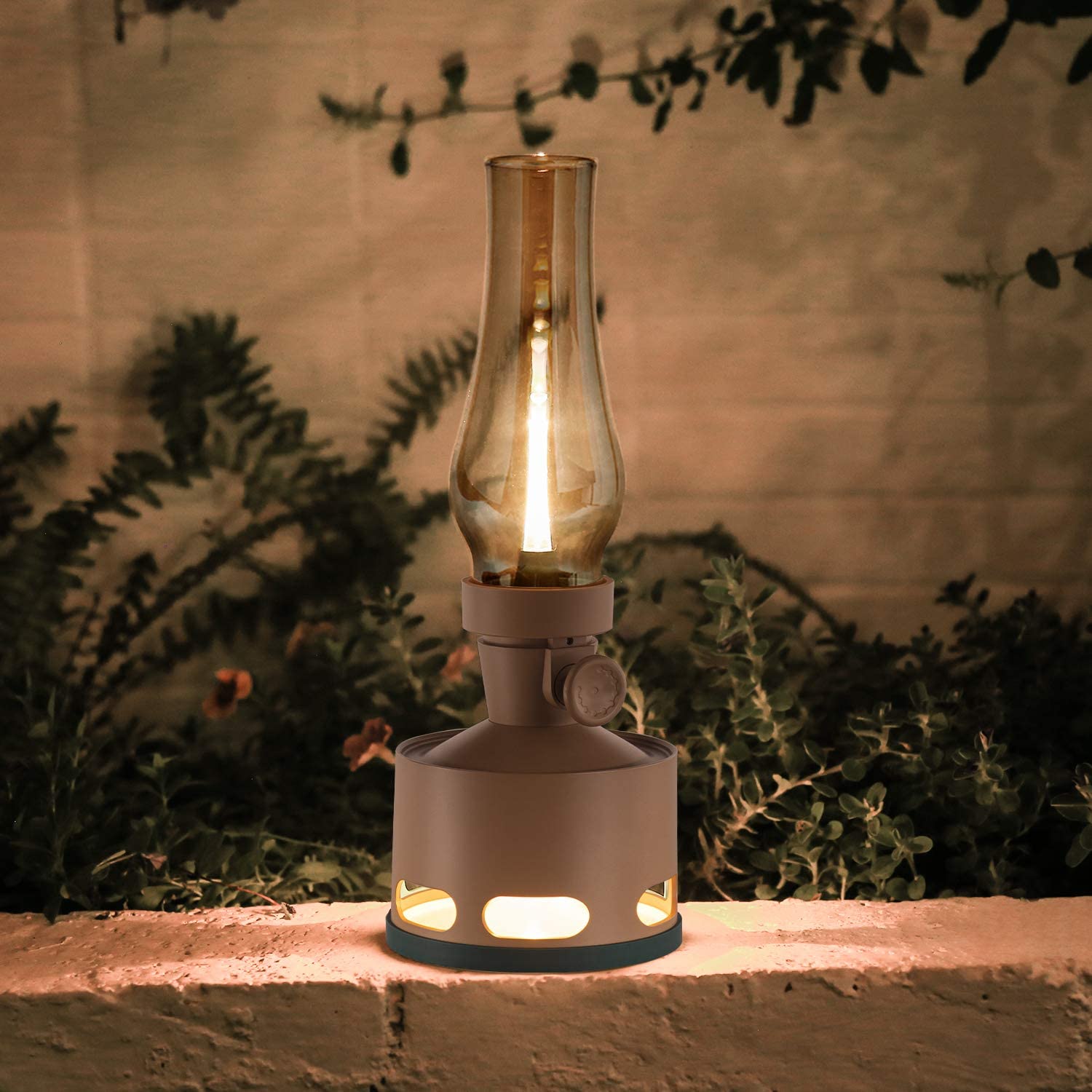 Tubicen-OLD-DAYS-T140004-Khaki-2-Light-Cordless-LED-Oil-Lamp-Nightstand-Kerosene-Lamp-Rechargeable-w-1839329-5