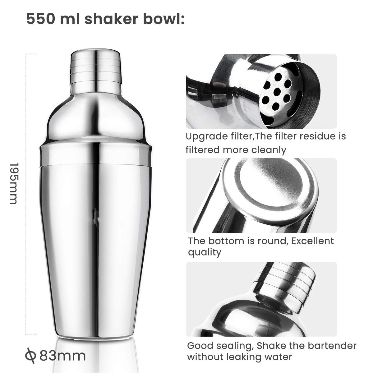 9Pcs-Cocktail-Stainless-Steel-Shaker-Set-Cocktail-Edelstahl-Bar-Set-Mixer-Silber-1545457-3