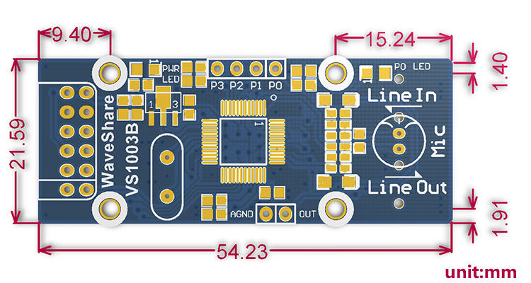 Wavesharereg-VS1003B-VS1003-MP3-Decoder-Board-WMAWAV-Audio-Decoder-Module-1701032-1