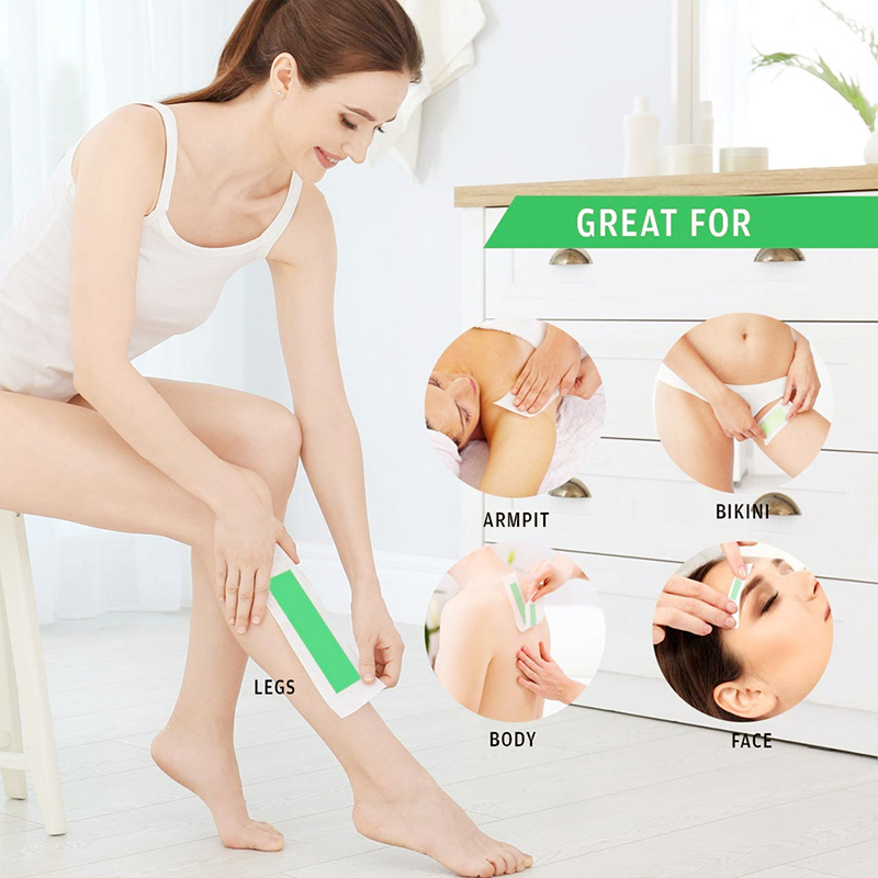 20Pcs-10Sheets-Professional-Waterproof-Hair-Removal-Double-Sided-Cold-Wax-Strips-Paper-For-Leg-Body--1693736-1