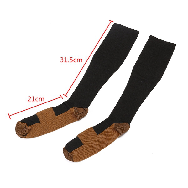 2pcs-Unisex-Copper-Infused-Varicose-Veins-Compression-Stock-Socks-Anti-Fatigue-1079209-10