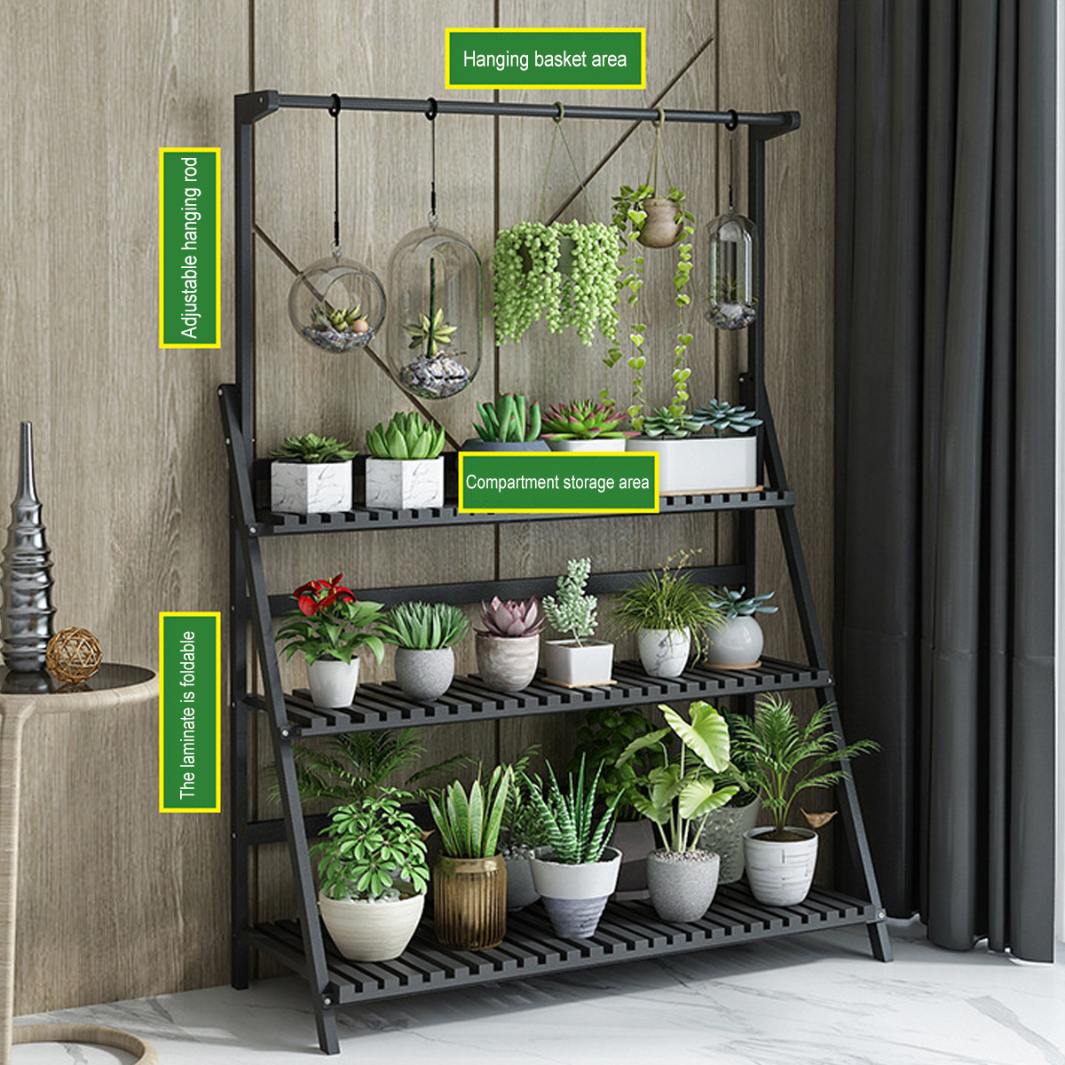 Three-layer-folding-Flower-Shelf-Balcony-50cm-70cm-100cm-Simple-Indoor-Hanging-Plant-Stand-Flower-Po-1747309-3
