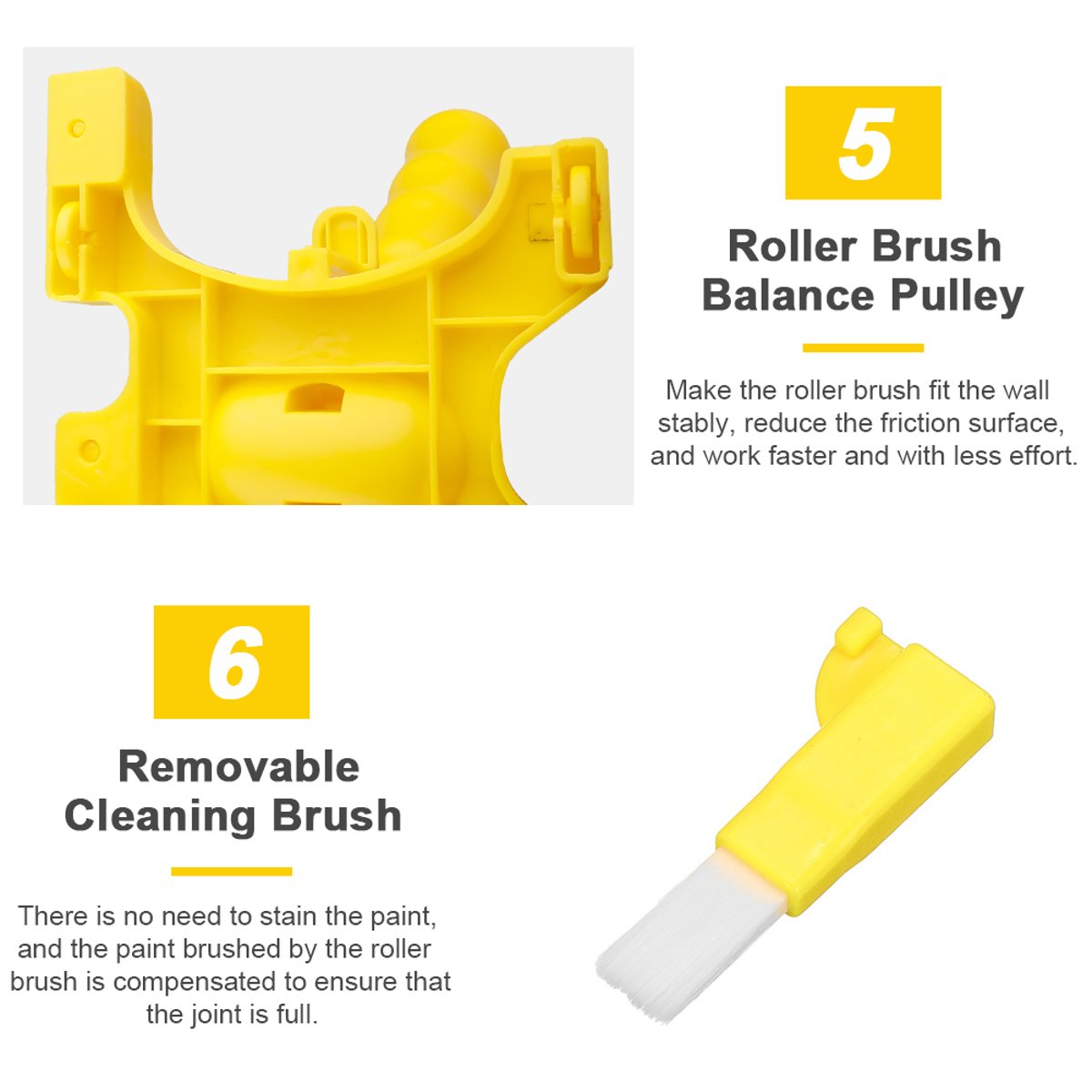 5PcsSet-Paint-Roller-Brush-Wall-Decorative-Painting-Handle-Tool-Kit-1773572-3