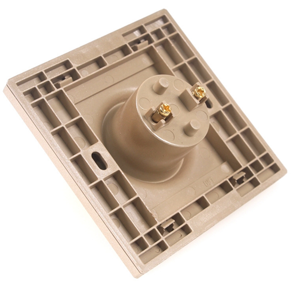 86-Type-Square-Shape-Golden-E27-Lamp-Holder-Socket-Bulb-Adapter-PC-Light-Fitting-AC250V-1594294-6