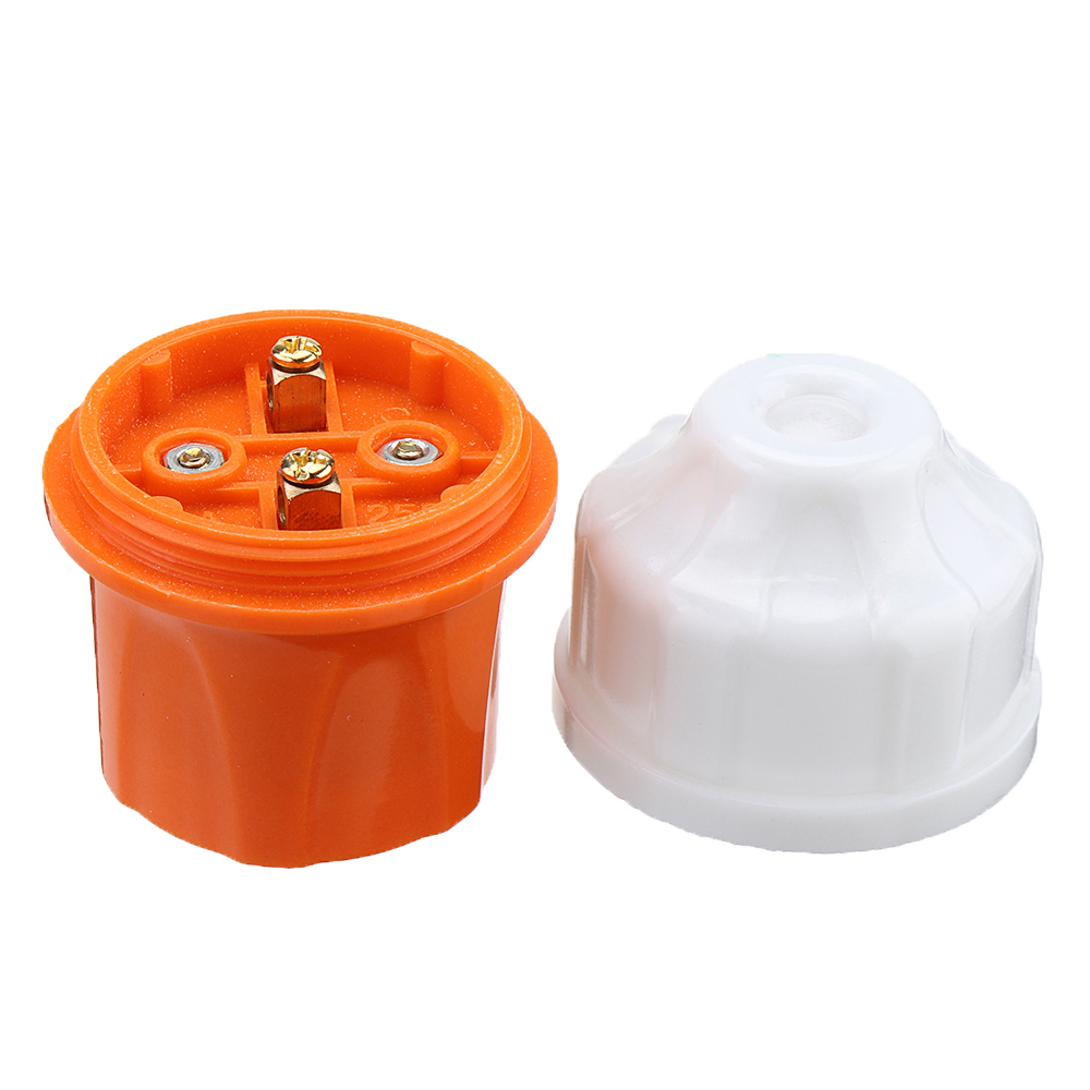 Orange-Suspended-Lamp-Holder-E27-Screw-Socket-Light-Bulb-Adapter-AC250V-1593868-6