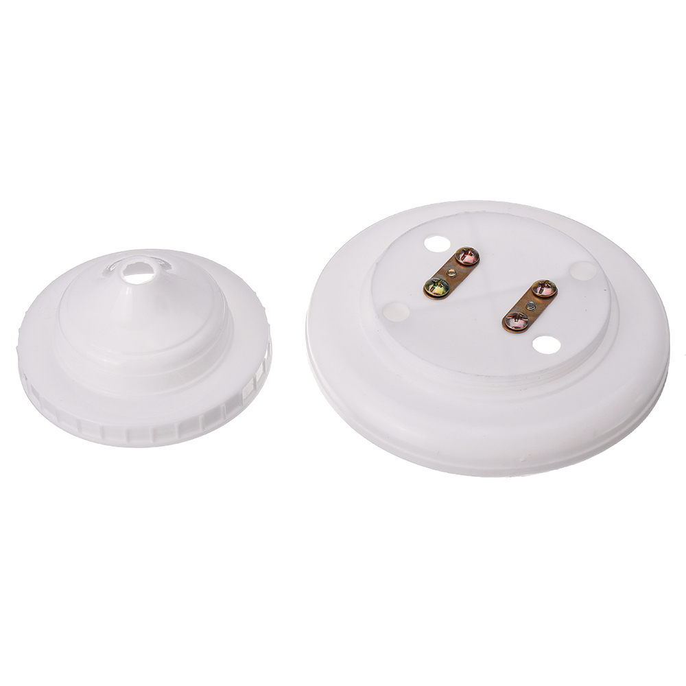 White-Engineering-Line-Zero-Plastic-Round-Hanging-Box-Ceiling-Lamp-Holder-Light-Bulb-Adapter-1593831-5