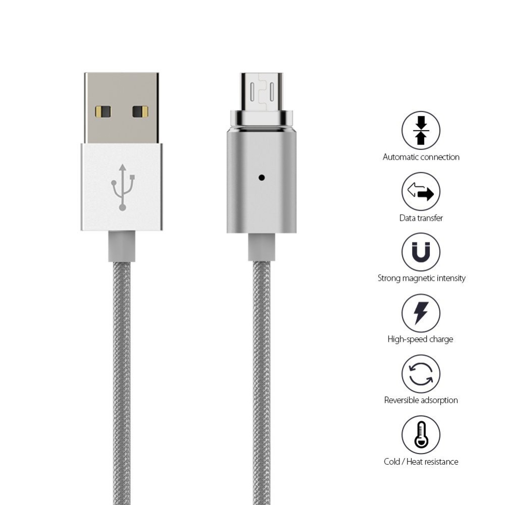 Bakeey-Magnetic-USB-to-Micro-USB-Cable-Fast-Charging-Data-Transmission-Cord-Line-1m-long-For-Samsung-1890367-2