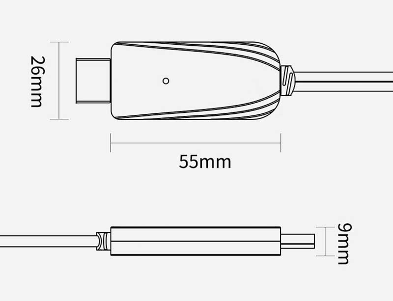 Bakeey-Universal-HD-On-screen-Cable-Typc-c-Micro-USB-to-HDMI-Cable-TV-Projector-On-screen-Device-For-1750342-6