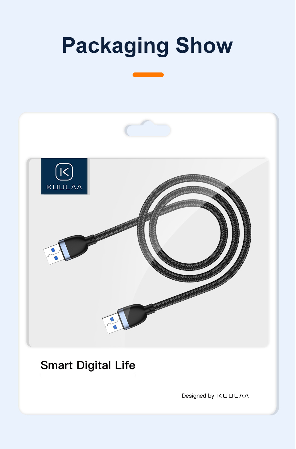 KUULAA-KL-X45-USB-30-To-USB-30-Male-Extension-Cable-Fast-Charging-Data-Transmission-Cord-Line-05m1m--1867162-11