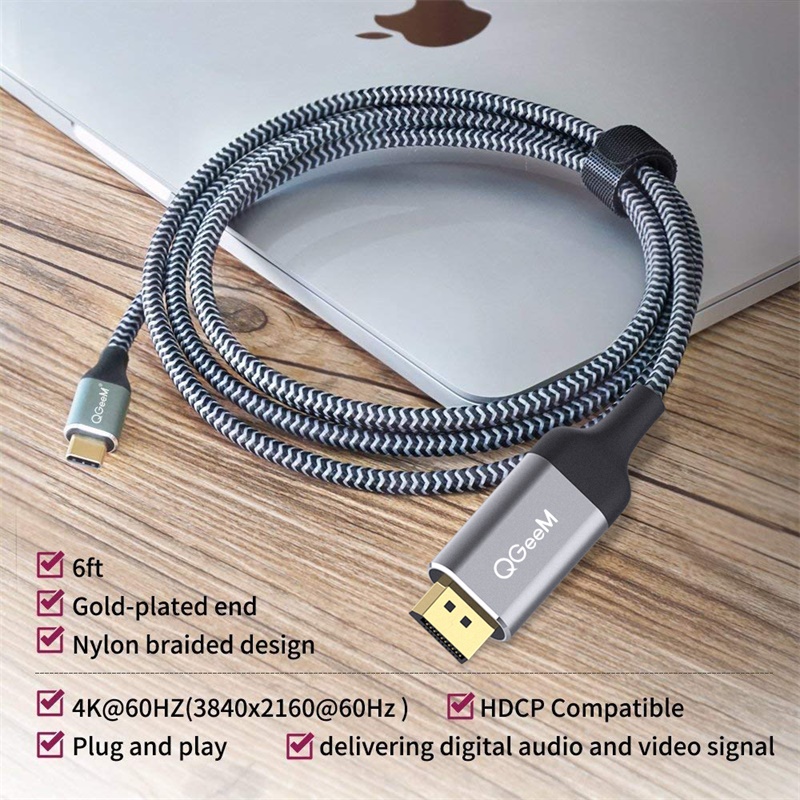 QGEEM-QG-UA13-USB-C-to-DP-Adapter-Cable-4K2K60HZ-Power-Cord-For-iMac-2017-Macbook-HDTV-Projector-1761044-10