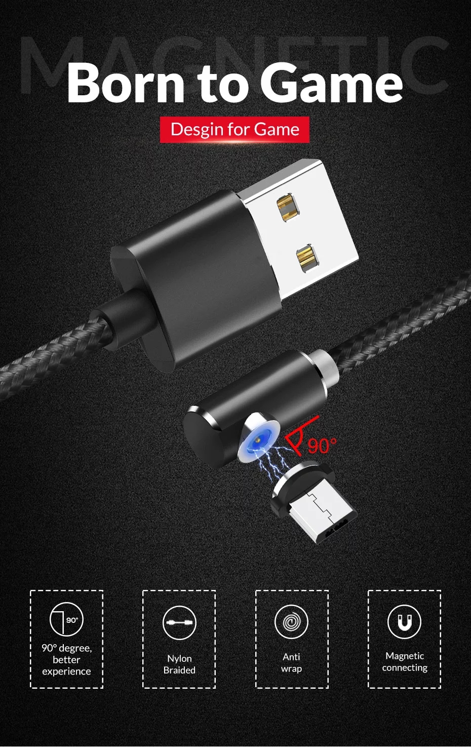 USLION-LED-90-Degree-Rotatable-Magnetic-24A-Light-Indicator-Nylon-1M-Type-C-Fast-Charging-Data-Cable-1608358-1