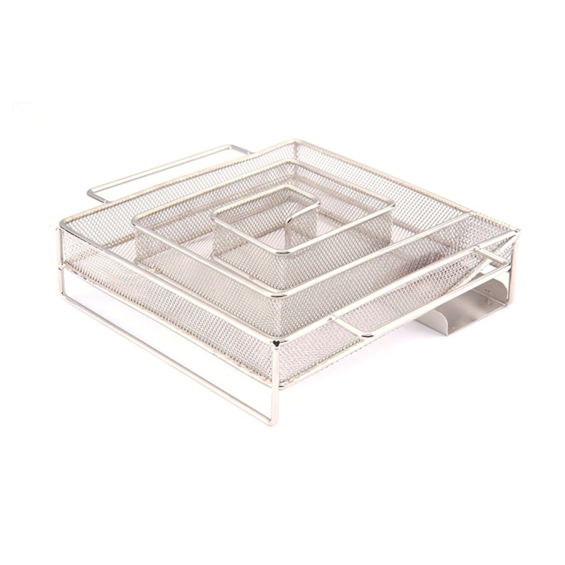 15x15x4cm-Stainless-Steel-BBQ-Grill-Camping-Picnic-Square-Cold-Smoke-Generator-Cooking-Stove-1657028-6
