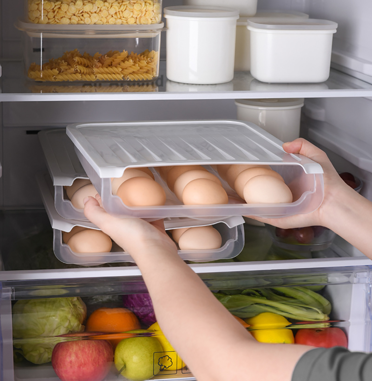 18-Grid-Kitchen-Egg-Storage-Eggs-Holder-Stackable-Freezer-Dust-proof-And-Portable-Egg-Storage-Contai-1838565-13