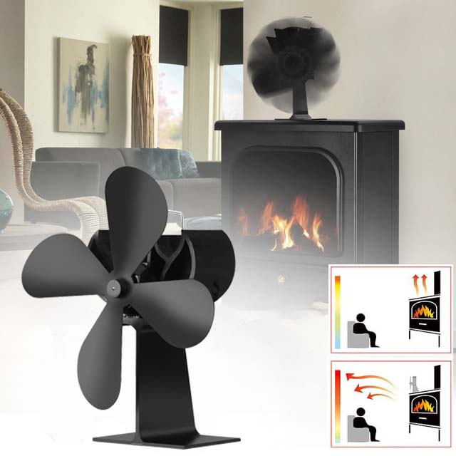 2-Pcs-IPReereg-FFAN01-4-Blade-Fireplace-Fan-Eco-Friendly-Quiet-Winter-Thermal-Heat-Power-Fan-Wood-Bu-1766989-1
