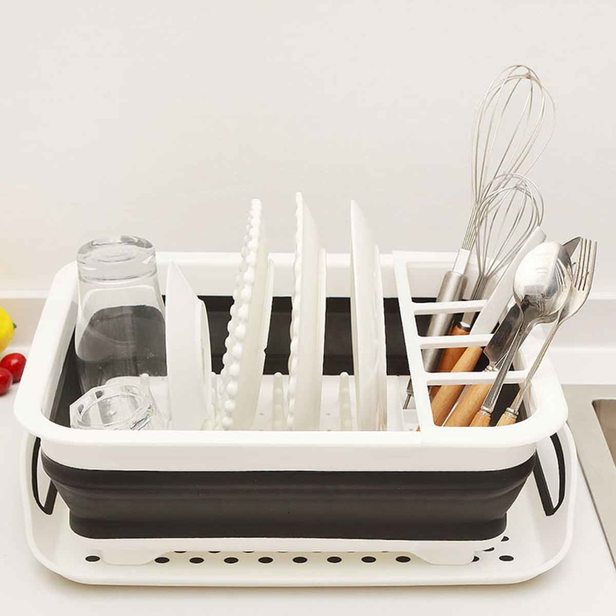 Dish-Drain-Shelf-Collapsible-Storage-Rack-Organiser-Silicone-Utensils-Foldable-Cutlery-Holder-1352206-6