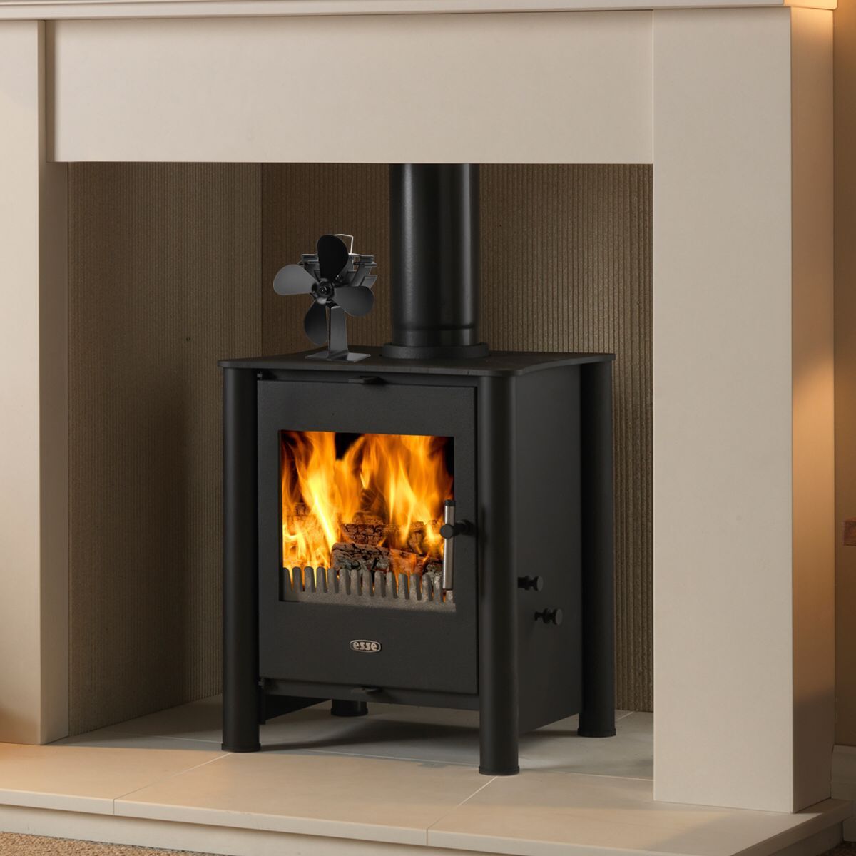IPRee-4-Blade-Temperature-Display-Heat-Powered-Stove-Fan-Burner-Ecofan-Quiet-Homeuse-Fireplace-Fan-E-1717101-6