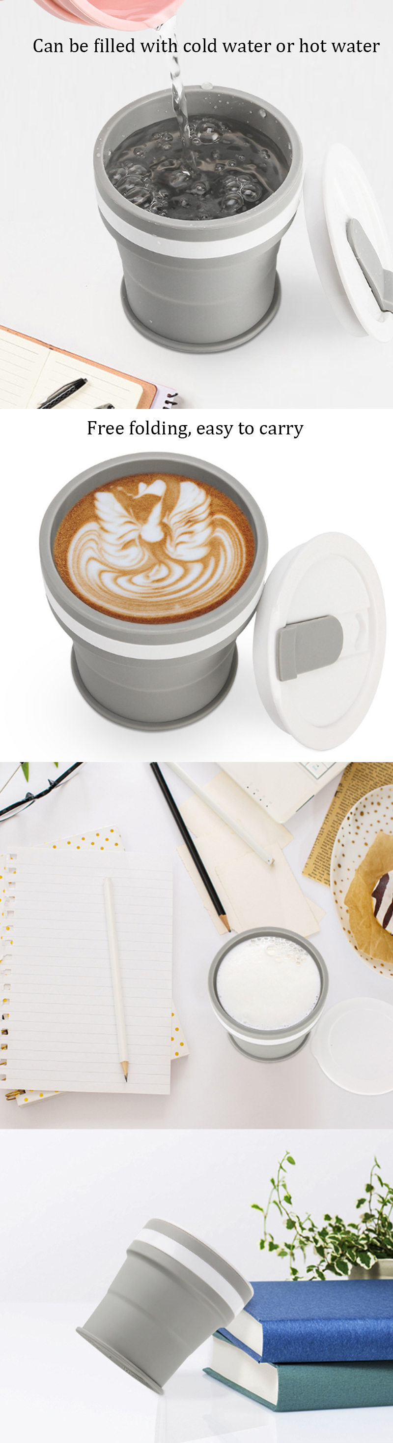IPReereg-350ml-Folding-Silicone-Water-Bottle-Portable-Telescopic-Drinking-Tea-Cup-Coffee-Mug-Outdoor-1451359-2