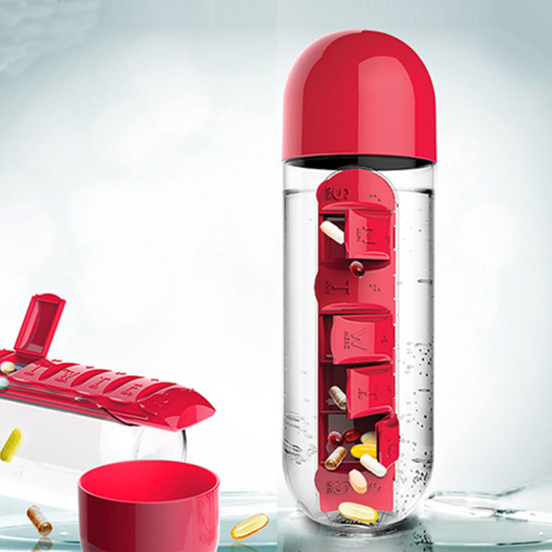 IPReereg-600ml-Water-Bottle-7-Days-Week-Pill-Capsule-Case-Organizer-Leak-Proof-Drinking-Cup-1150132-4