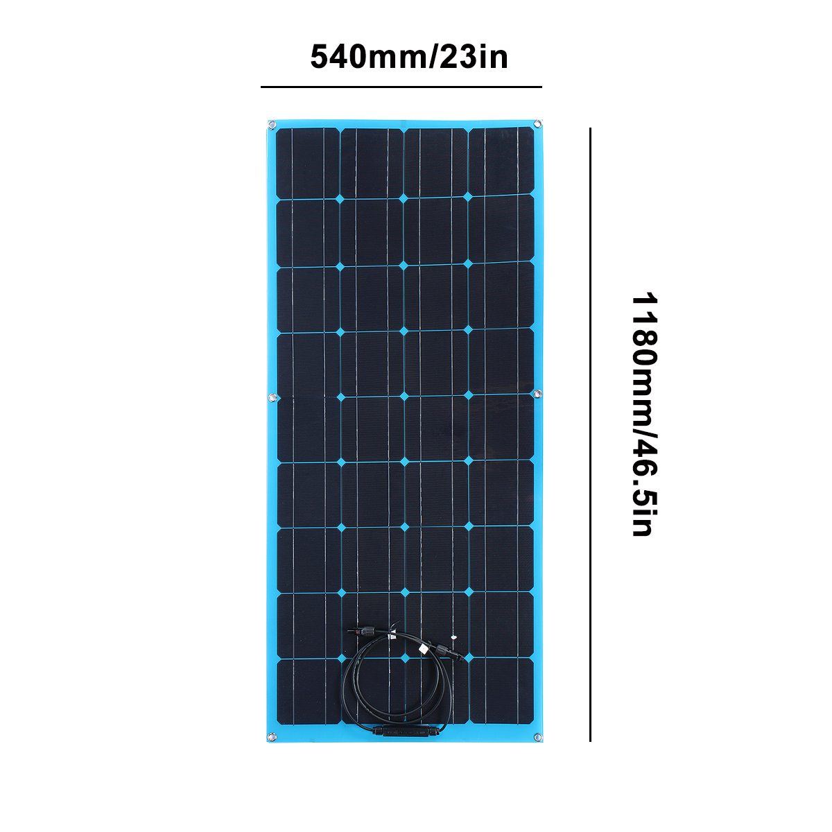 100W-18V-Solar-Panel-Monocrystalline-Semi-flexible-Battery-Charger-Outdoor-Camping-Travel-1856150-2