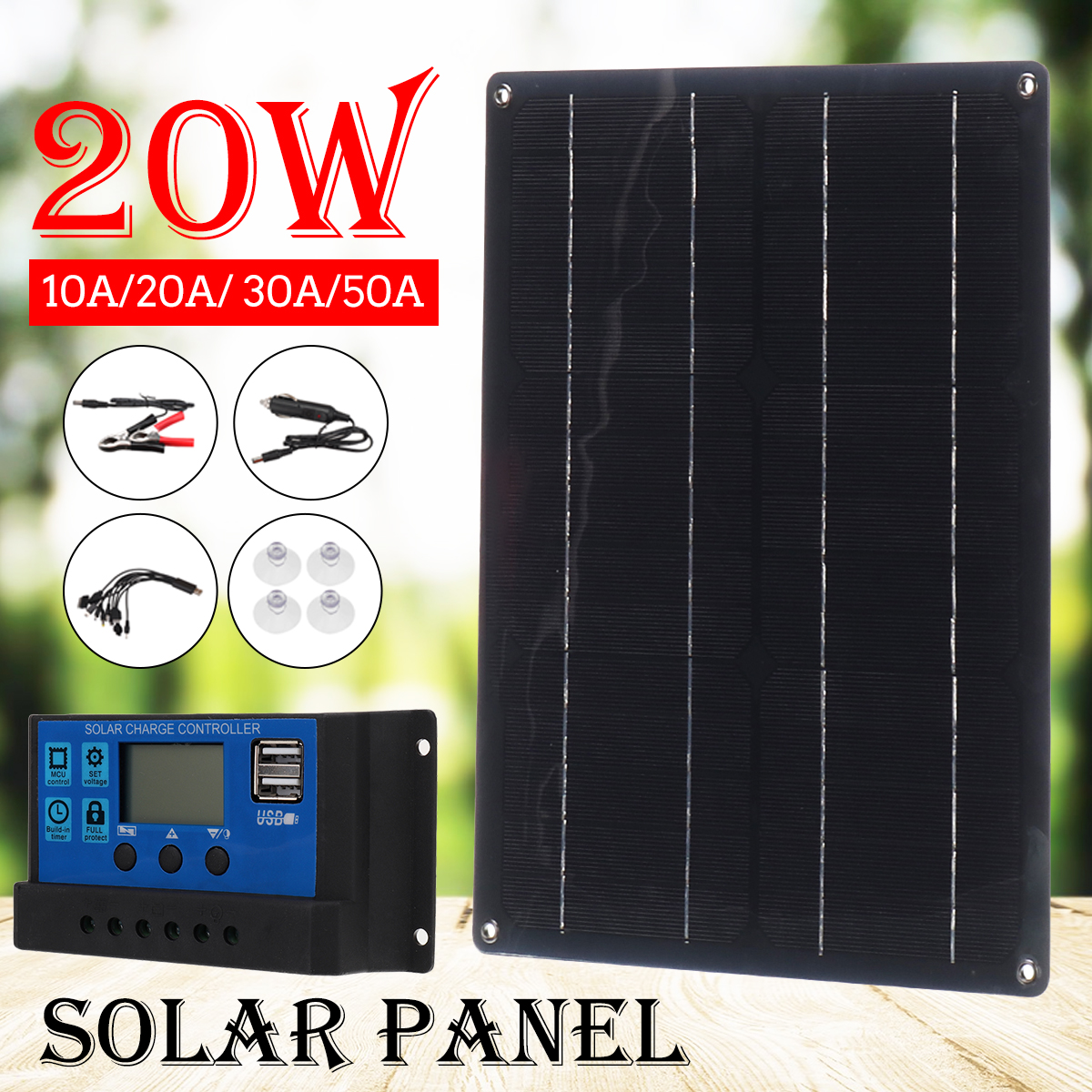 20W-Solar-Panel-with-Controller-Foldable-Rechargeable-Portable-Solar-Panel-for-Outdoor-Camping-Mount-1880460-1