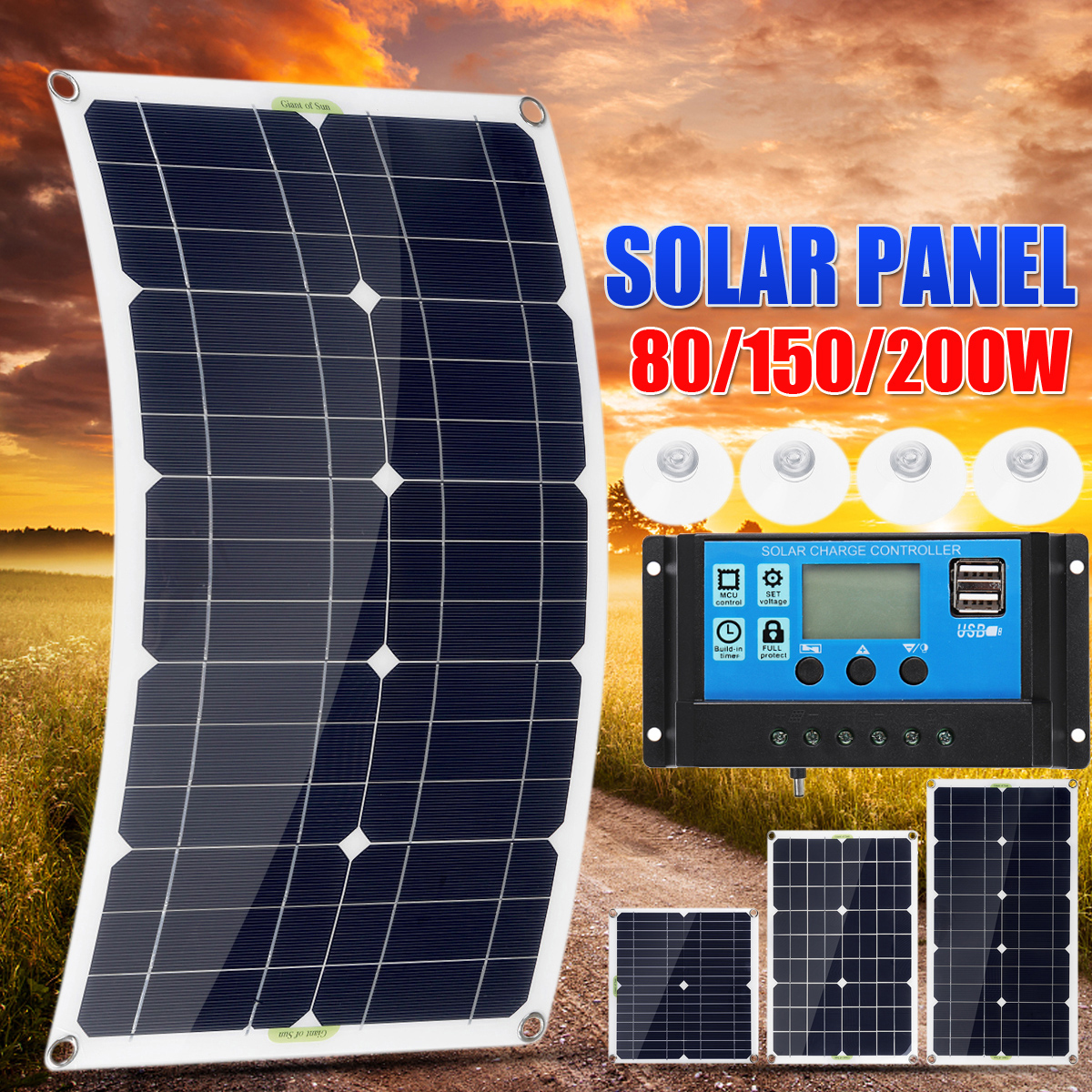 50W-Solar-Panel-Kit-18V-Battery-Charger-1020304050A-Controller-DCUSBTYPE-C-For-Outdoor-Camping-Acces-1780843-1