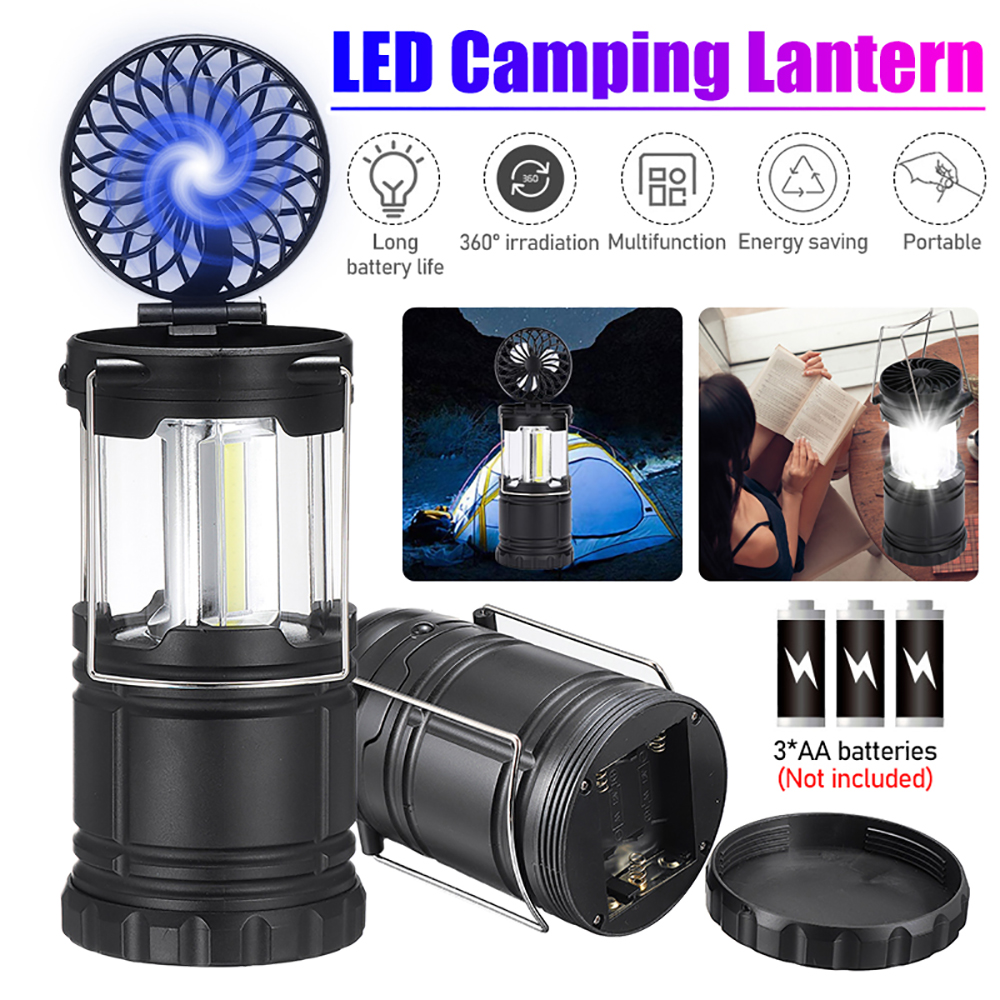 2-in-1-COBBall-Bulb-Camping-Light-Multifunction-Camping-Emergency-Lantern-With-Fan-Work-Lights-Night-1933564-2