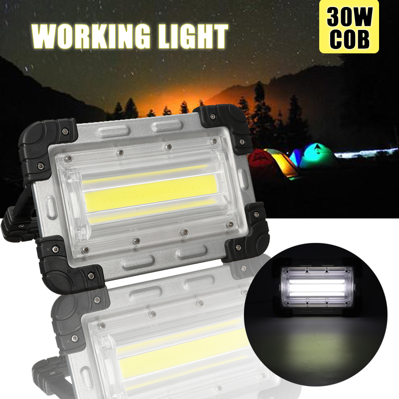 30W-COB-Rechargeable-Handle-Tents-Lamp-Outdoor-Camping-Hiking-Portable-Flood-Light-1246487-1