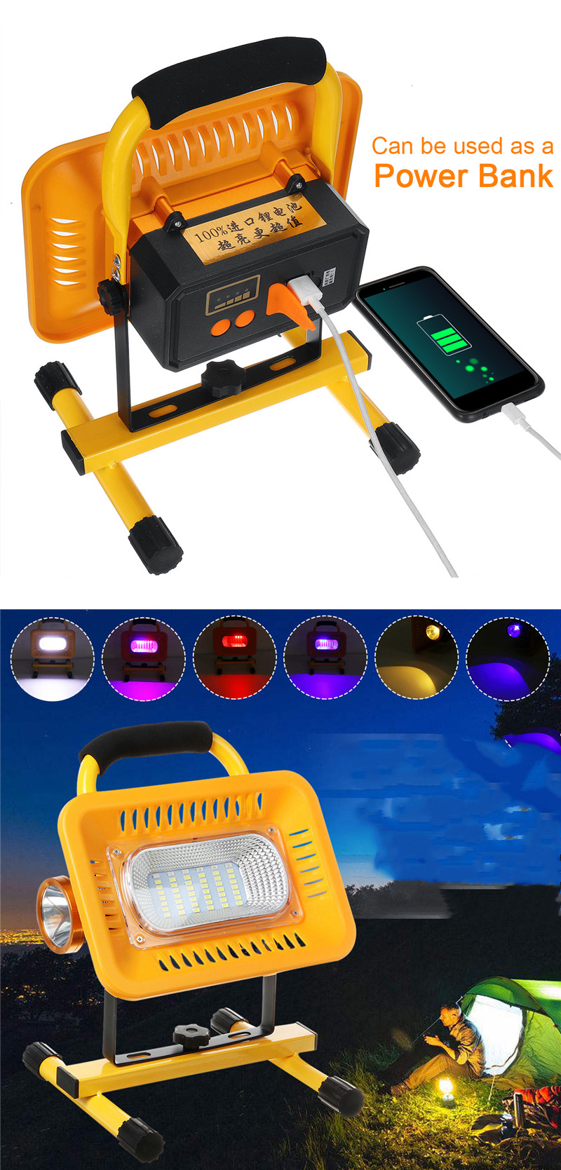 48-LED-Camping-Light-Waterproof-3-Modes-Work-Lamp-Power-Bank-Outdoor-Travel-1587765-2