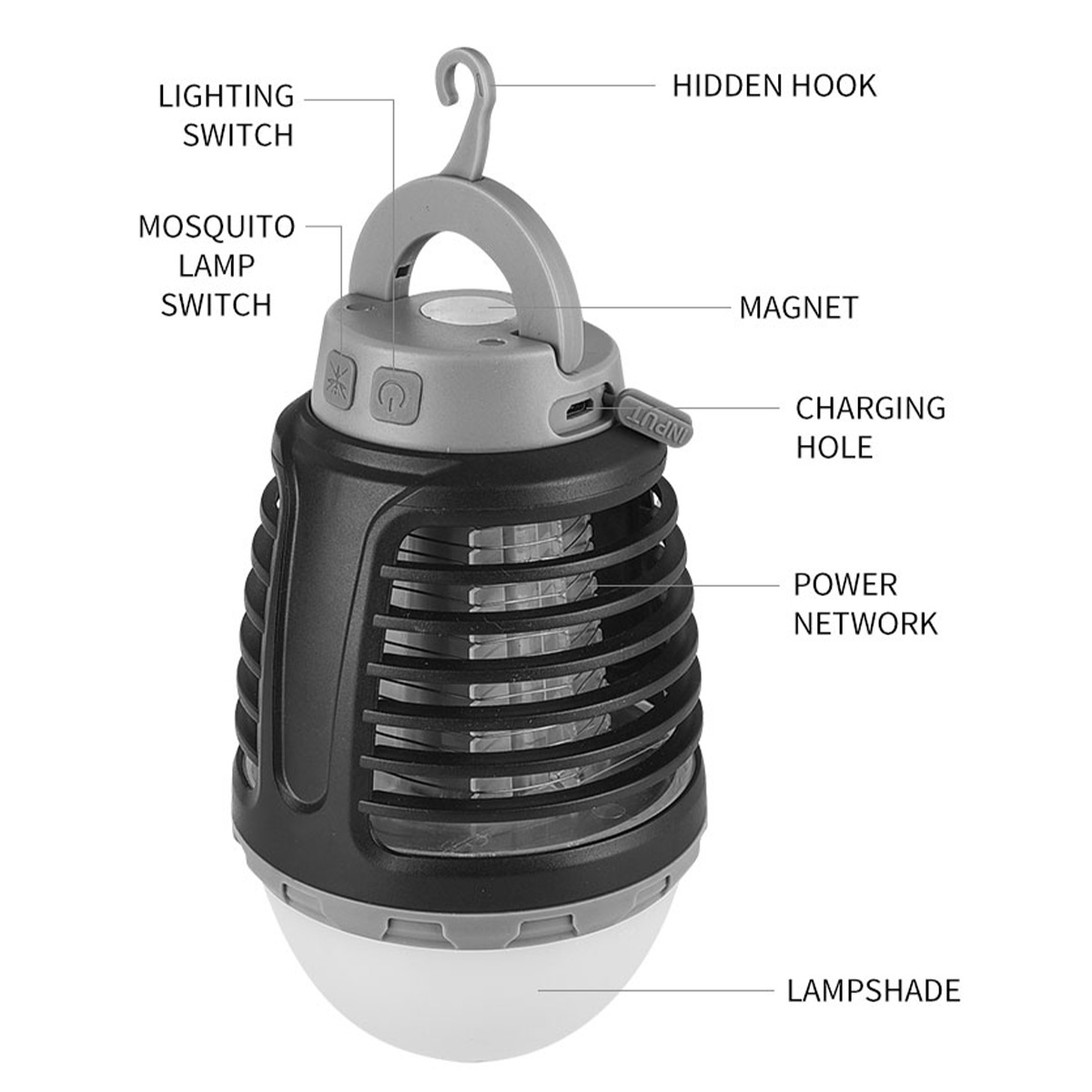 70-Lumens-2-in-1-LED-Zapper-Light-Bulbs-Mosquito-Killer-Lamp-4-Modes-USB-Rechargeable-Hook-Hanging-C-1727489-3
