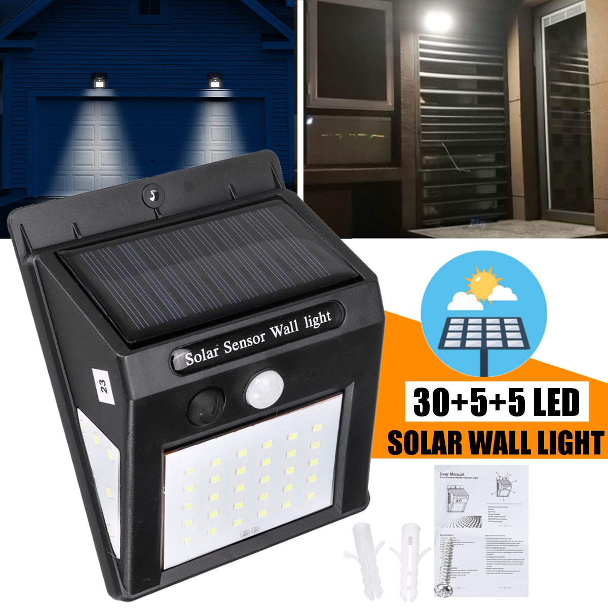 Waterproof-IP44-Solar-Motion-Sensor-Lights-Human-Body-Induction-Solar-Wall-Lamp-Outdoor-Garden-Yard--1521647-1