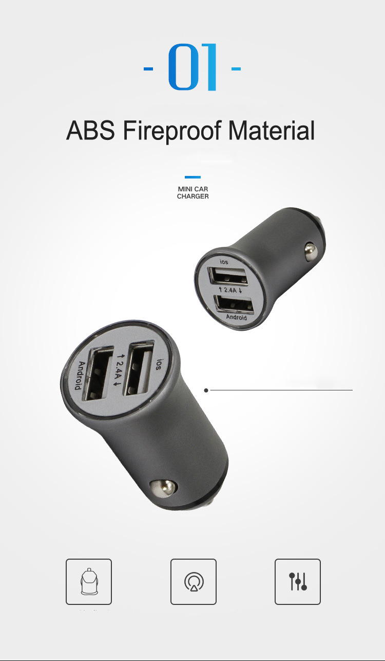 Bakeey-24A-High-Power-Fast-Charging-Mini-Dual-USB-Car-Charger-For-iPhone-11-Pro-Huawei-P30-Mate-20-P-1571250-2