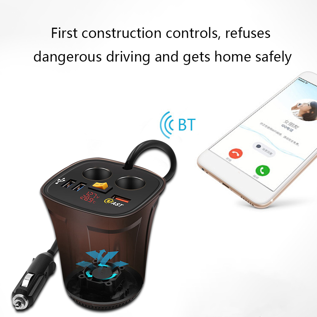 Bakeey-60W-3-In-1-Fast-Charging-USB-Car-Charger-For-iPhone-XS-11Pro-Huawei-P30-Pro-Mate-30-Pro-Xiaom-1654302-3