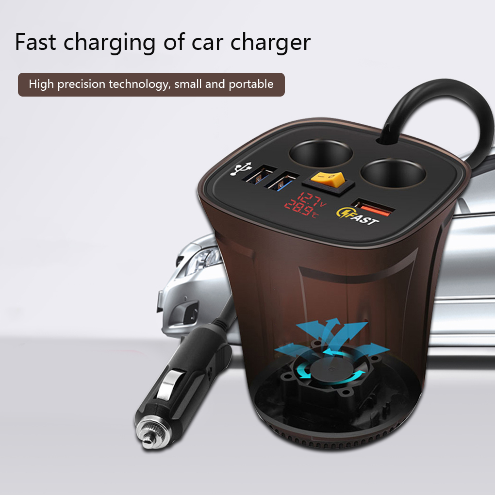 Bakeey-60W-3-In-1-Fast-Charging-USB-Car-Charger-For-iPhone-XS-11Pro-Huawei-P30-Pro-Mate-30-Pro-Xiaom-1654302-4